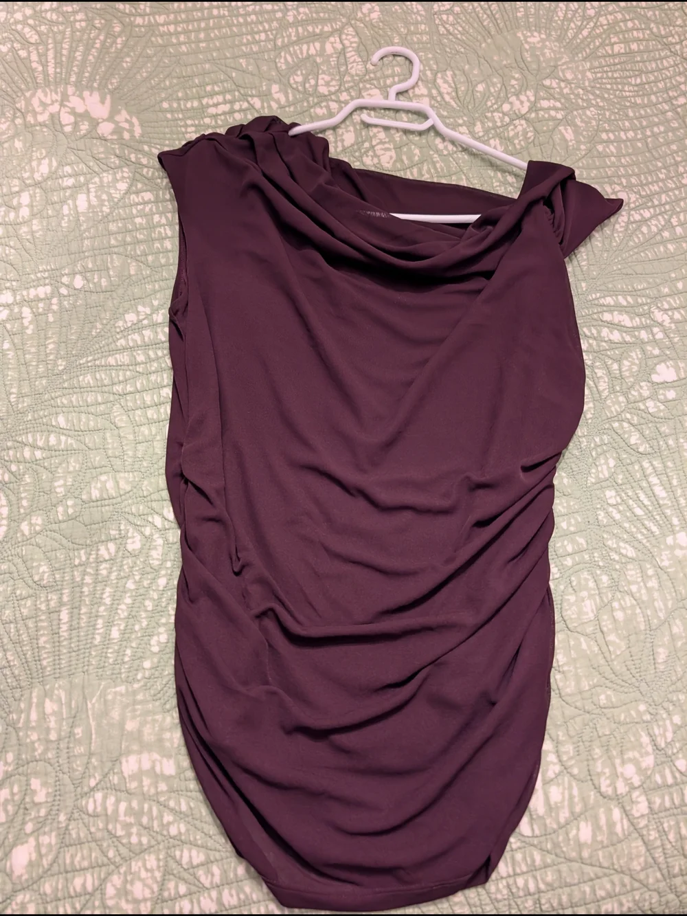 Evernew Ruched One-Shoulder Top - Picture 4 of 5
